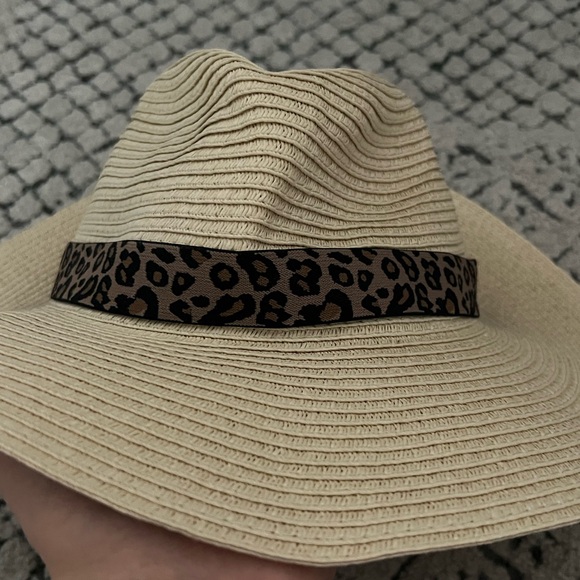 JCrew Sun Hat with Leopard Band - Picture 3 of 6